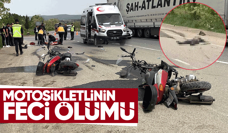 Duble yolda motosiklet ile tır çarpıştı: 1 ölü