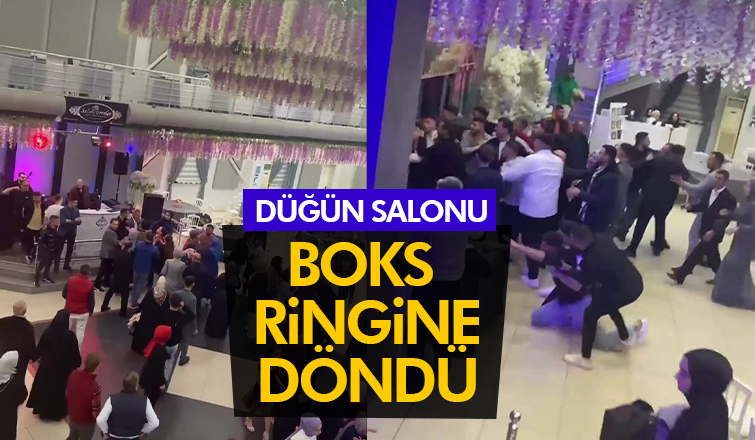 Düğün karıştı: Yumruklar havada uçuştu