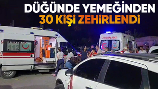 Düğün yemeği zehirledi