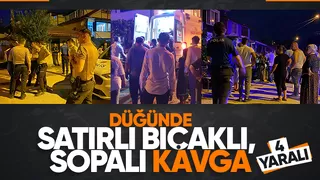 Düğünde kavga 4 yaralı