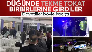Düğünde Kavga kamerada