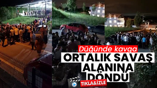 Düğündeki kavgada ortalık savaş alanına döndü