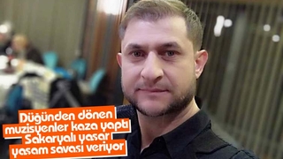 Düğünden dönen müzisyenler kaza yaptı: 1'i ağır 2 yaralı