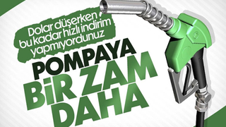 Dün indirim bugün zam!