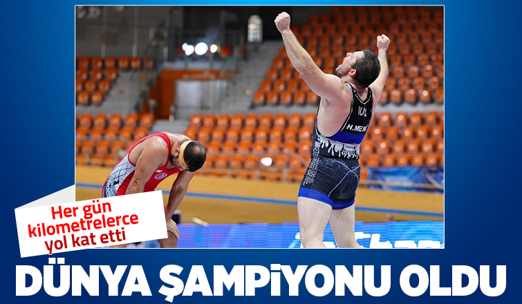 Dünya şampiyonluğu için kilometrelerce yol katetti