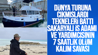 Dünya turuna çıkan Sakaryalı iş adamının teknesi battı