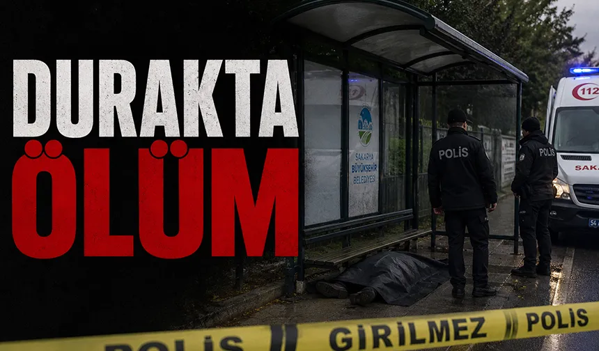 Durakta ölü bulundu