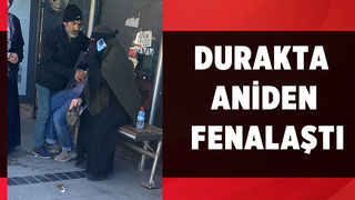 Durakta panik anları