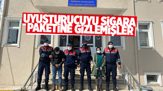 Durdurulan araçta uyuşturucu bulundu