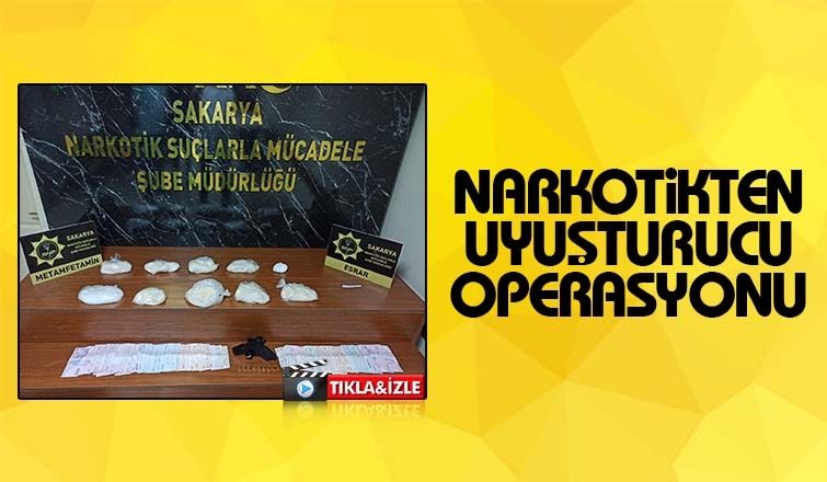 Durdurulan araçtan 1 kilo 867 gram metamfetamin çıktı