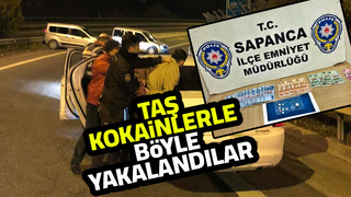 Durdurulan araçtan 8 adet taş kokain ele geçirildi