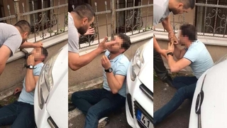 Duş alan kadını dikizleyen tacizci, kadının kocasına yakalandı