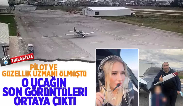 Düşen uçağın son görüntüsü ortaya çıktı