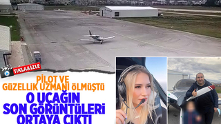 Düşen uçağın son görüntüsü ortaya çıktı