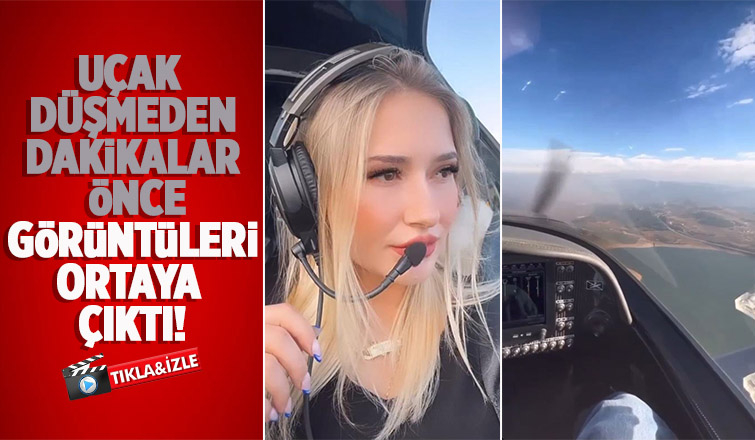 Düşmeden önce kokpitten çekilen görüntüleri ortaya çıktı