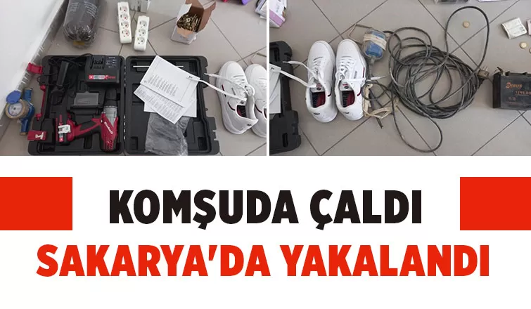 Düzce'de çaldı, Sakarya'da yakalandı