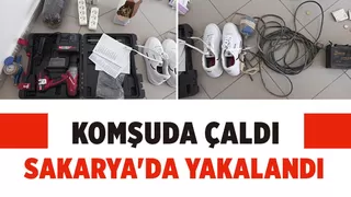 Düzce'de çaldı, Sakarya'da yakalandı