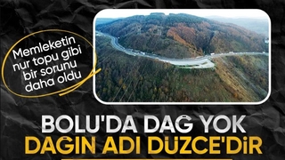 Düzce ile Bolu arasında 'dağ' kavgası başladı