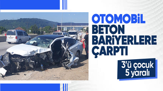 Düzce sınırında kaza: 5 yaralı