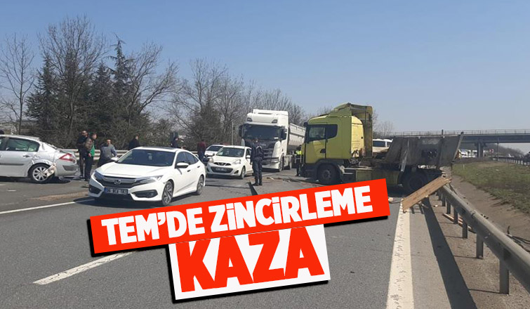 Düzce sınırında zincirleme kaza