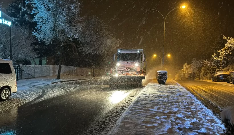 Düzce’de kar yağışı başladı