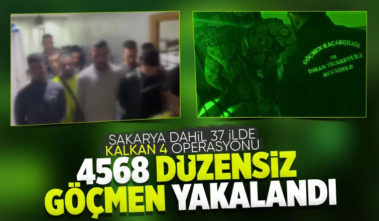 Düzensiz göçmen ve organizatörlere büyük operasyon