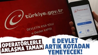 e-Devlet, artık mobil internet paketinden harcamayacak