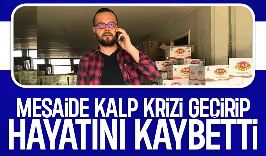 Ecel onu mesai sırasında yakaladı