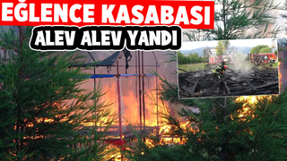 Eğlence kasabası kül oldu