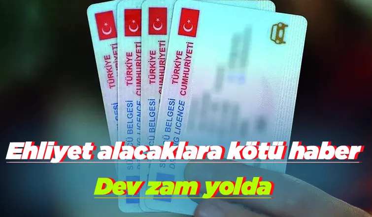 Ehliyet kurslarına dev zam yolda