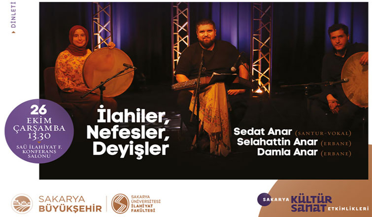 Ekim etkinlikleri Sedat Anar dinletisi ile devam edecek