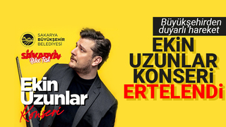 Ekin Uzunlar konseri ertelendi