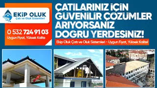 Ekip Oluk Çatı ve Oluk Sistemleri Uygun Fiyat, Yüksek Kalite!