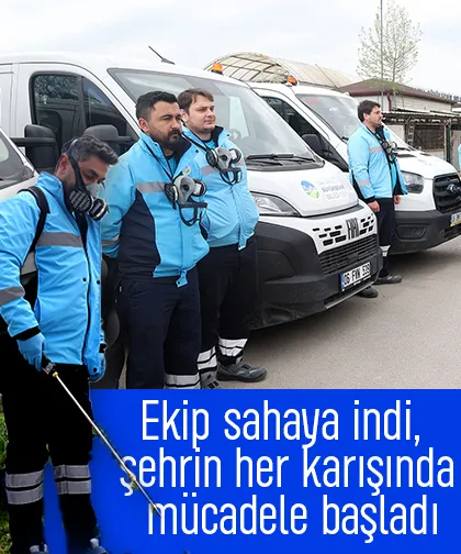 Ekip sahaya indi, şehrin her karışında mücadele başladı