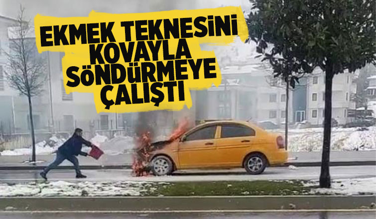 Ekmek teknesi yandı