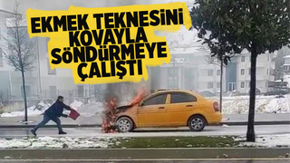 Ekmek teknesi yandı