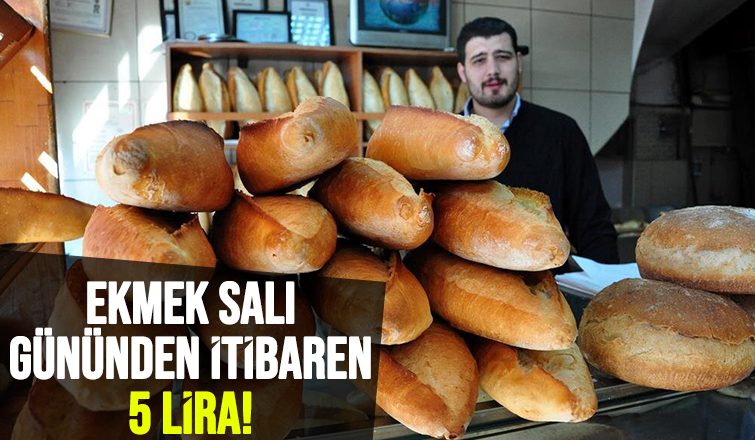 Ekmek zammı salı günü başlıyor