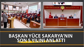 Ekrem Yüce: 243 eserle Sakarya’mızda sağlam adımların izlerini bıraktık