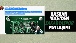 Ekrem Yüce: Biz bütün bir şehir bu renklere sevdalıyız