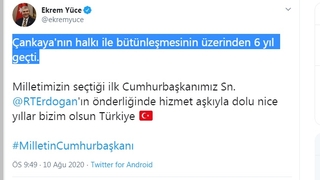 Ekrem Yüce'den dikkat çeken mesaj