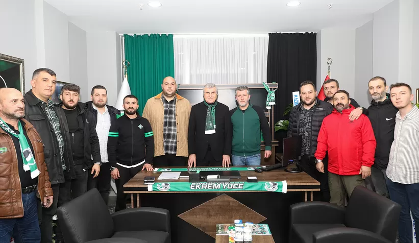 Ekrem Yüce'den Taraftar Derneğine ziyaret