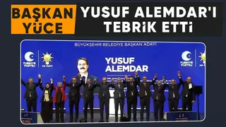 Ekrem Yüce'den Yusuf Alemdar'a tebrik