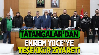 Ekrem Yüce'ye teşekkür ettiler