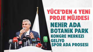 Ekrem Yüce’den 4 yeni proje müjdesi