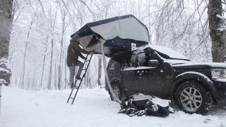 Eksi 14 derecede kamp keyfi yaptılar