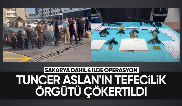 Elebaşılığını Tuncer Aslan'ın yaptığı çete çökertildi