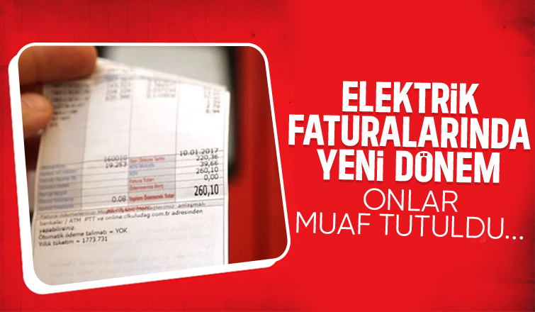 Elektrik faturasında evde cihazla yaşayan hastalar muaf tutuldu