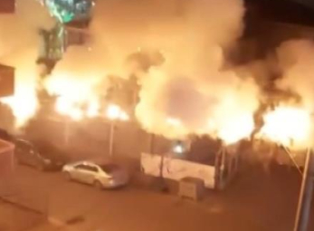 Elektrik kabloları bomba gibi patladı