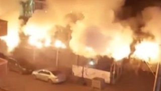 Elektrik kabloları bomba gibi patladı