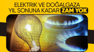 Elektrik ve doğalgaza yıl sonuna kadar zam yapılmayacak